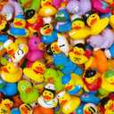 Arttyma Rubber Ducks in Bulk,Assortment Duckies for Jeep Ducking Floater Duck Bath Toys Party Favors (18-Pack)