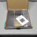 RunStar Digital Bathroom Scale for Body Weight with High Precision, Clear LED Backlight Display, Accurate Scale with 6mm Tempered Glass, 400lb (11 x 11 inches, Gold)