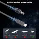 50FT Starlink Mini USB C Cable - Waterproof, Work with 100W+ PD Power Source, Compatible with Starlink Mini Accessories