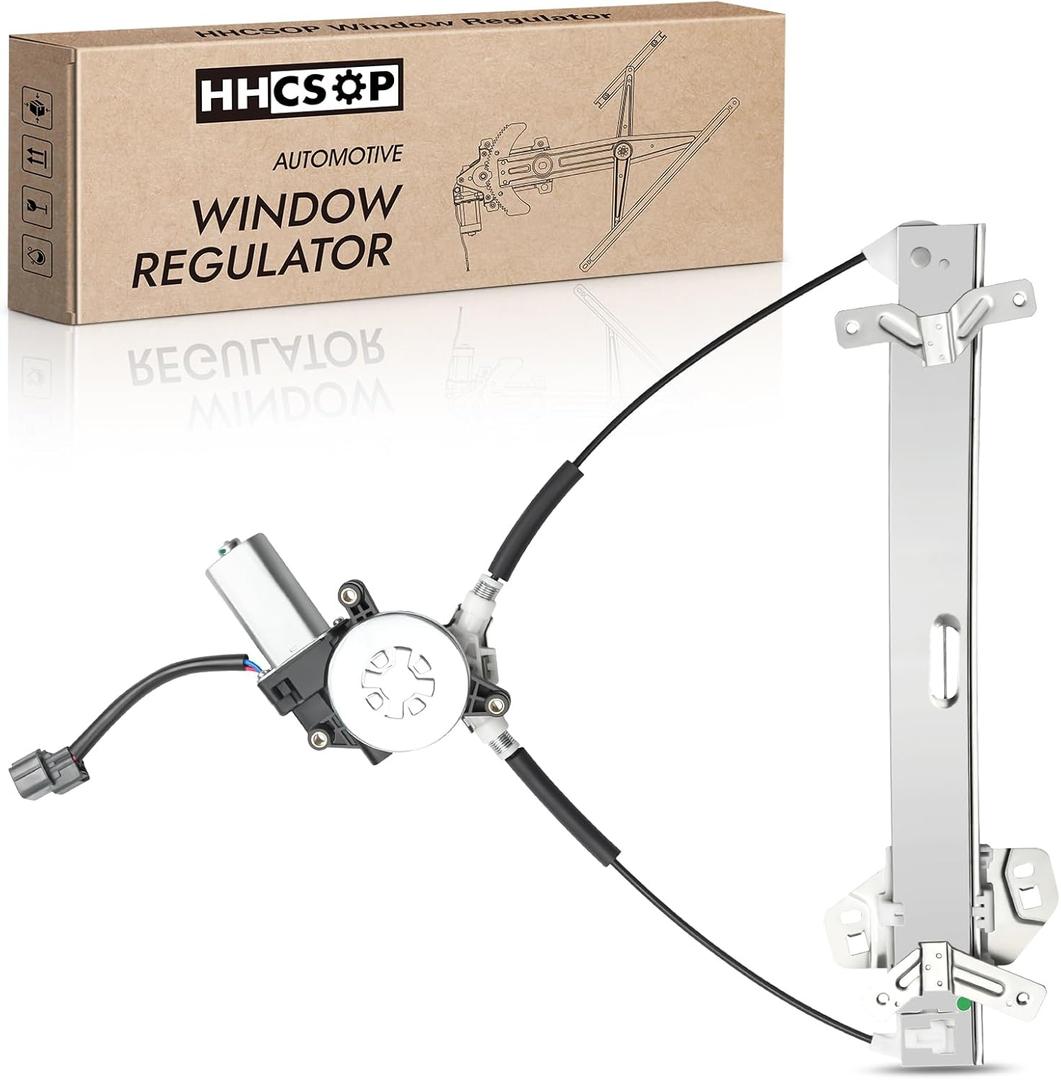 Front Right Passenger Side Power Window Regulator with Motor Compatible with 2003 2004 2005 2006 2007 Honda Accord Coupe (2-Door Only), 741-305