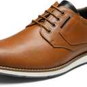 Bruno Marc Men's Casual Dress Oxfords Shoes Business Formal Derby Sneakers (9.5 Wide, Brown)