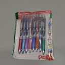 Pentel EnerGel RTX Pens, 0.7 mm, Medium Point, Assorted Ink Colors, Pack Of 8 (Violet)