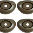 4-Pack Leg End Caps Footings 5 1/4" x 3 5/8"x1" for Frame Vertical Legs 2.5" x 1.75", Leg Caps Compatible with Coleman 18ft x 48in, 24ft x 52in, 22ft x 52in Round Above Ground Pool Foot Supports