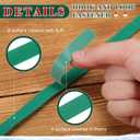 Zhengmy 100 Pcs Christmas Garland Ties 20 Inch Adjustable Holiday Garland Twist Ties for Banister Reusable Garden Plant Cable Straps for Christmas Tree Xmas Wreath Stairways Railings Decoration, Green