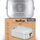 Bambaw Stainless Steel Bento Box 27 oz, Metal Lunch Box with Compartments, Leakproof Stainless Steel Lunch Container, BPA free Dishwasher Safe Metal Lunchbox