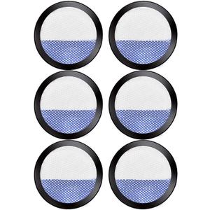 6 Pack Replacement Filters for Eureka RapidClean Pro Cordless Stick Vacuum Cleaner NEC180 NEC185 NEC186 NEC190