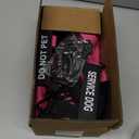 No Pull Tactical Dog Harness for Large Dogs, Escape Proof Molle Dog Vest Harness and Leash Set, Adjustable Military Service Dog Harness with Handle for Dogs (Pink, M)