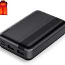 5v/2a Heated Vest Battery Pack 10000mah Power Bank for Heating Vests Jackets Coats Hoodies USB Battery for Electric Vest Jacket for Men for Women (Not Compatible with 7.4V Heated Clothing)