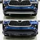 Gloss Black Front Bumper Lip Splitter for Toyota Highlander 2020-2026