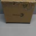 DOWAN 10.5" Large Dinner Plates Set of 6, Ceramic Salad Plate, Microwave, Oven & Dishwasher Safe, Moon-White Design Perfect for Party Dessert, Wedding Appetizer, Birthday, Mothers Day Gifts