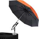 ANGAR HVAC Umbrella with Magnetic Base, Max 750-LB Holding Force, 54" Folding Magnetic Umbrella with Clamp Adjustable, Flame-Resistant & UV-Resistant Heavy Duty for Outdoor Work Activities