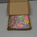 300pcs Christmas Luminous Mini Resin Duck Glow in The Dark Mini Santa Duck 30 Style Glitter Miniature Figure Animal Bulk for Dollhouse Christmas Stocking Stuffer Fairy Garden Aquarium Craft