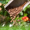 Halatool 8LB Clay Pebbles for Plants 4mm-16mm Lightweight Hydroton Leca Balls for Indoor Potted Plants Hydroponics Gardening Orchids Drainage Decoration Aquaponics