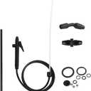 Shoulder Portable Sprayer Accessories including Shoulder-Type Hose, Suction Pipe, O-Ring Kits, Switch Handle, Spray Boom, Nozzle, Safety Valve and Extension Joint Suitable for Most 0.8/ 1.3/ 2.1 gal