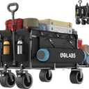 Golabs Collapsible Wagon Cart, 560lbs Load, 280L Heavy Duty Foldable Cart