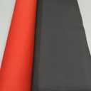 Boao Neoprene Carpet Runner Reusable Plastic Floor Runner Non Slip Rubber Backed Rugs for Hallway Aisle Carpet Roll for Wedding Party Decor Prom Business Outdoor(10 x 2.3 ft,Red)