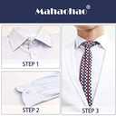 2 x 12pcs, Collar Extenders,Neck Extender Button Invisible for Men Shirts Suits Trouser, Coat, Shirts Adds 1 in Instantly (White, Black)