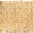 4FT x 13FT Natural Reed Fence, Outside Privacy Screen Fencing, Reed Roll Curtain Screen Decors Panels for Garden, Outdoor, Backyard