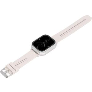Smart Watch with Earphones, 2 in 1 Bluetooth 5.3 NFC Smartwatch with 2.01Inch Screen Sports Modes Fitness Watch for iOS/Android Phones (Silver Shell (Gray Silicone)
