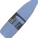 Ironing Board Cover and Pad, Thick Padding, Elastic Edge, Silicone Coated, Resist Scorching, Adjustable Fastener, Heavy Duty Padded Iron Board Covers (Blue)