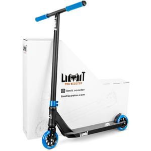 Limit LMT08 Pro Trick Scooter for Kids and Tenns 7 Years and Up Lightweight Professional Freestyle Stunt Scooters for Intermediate or Beginner Boys and Girls (blue)