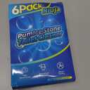 6 Pack Pumice Stone Toilet Bowl Cleaner, Pumice Stone for Cleaning, Powerfully Cleans Toilets, Bathtubs, Grills, Swimming Pools, Sinks (Gray)