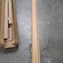 Floating Picture Ledge Shelves for Wall Set of 2, 95 Inches Picture Ledge Shelf with Long Large Nursery Book Shelf for Toys Storage Kids Bookshelf Wall Mounted Living Room Bedroom Decor Frames, Oak