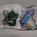 4 PCS Little Ouchies Pain Fidget, Pain Stim Fidgets for Adults, Spinning Spiky Roller Fidget - Pain Stim Tool Sensory Toy for Anxiety & Stress Relief, 3D Printed Grippie Stim Keychain Gifts for Adults