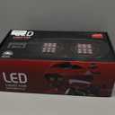 LX-LIGHT DOT Approved 270 LED Dual Headlight with High Low Beam Amber DRL Compatible with Road Glide 2003-2014, Black