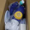 JoyRydz 6V Electric Baby Balance Bike with Bubble Machine,4 in 1 Toddler Balance Bike w/Remote Control for 1 Year Old Boys Girls Kids Bubble Bike Ride on Toys w/Powered Motor,Music,LED Lights (Blue)