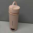 Travel Electric Kettle Portable Mini Kettle,Small Hot Water Boiler with 4 Temperature Settings,304 Stainless Steel,Fast Boiling Water with Auto Shut-Off and Boil Dry Protection (Pink, 400ml)