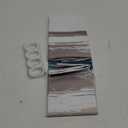 KOMLLEX Abstract Blue Shower Curtain for Bathroom Decor 60Wx72H Modern Brown Grey Striped Aesthetic Minimalist Geometric Simple Neutral Watercolor Painting Fabric Waterproof Polyester 12 Pack Hook (A5-brown Gray)