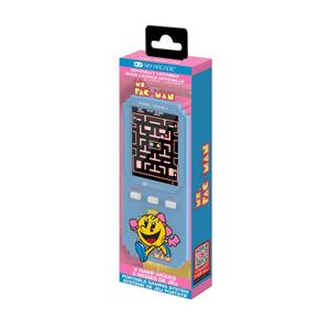 My Arcade Ms. Pac-Man Pixel Pocket Pro: Officially Licensed Ms. Pac-Man Video Game, Portable Keychain Arcade