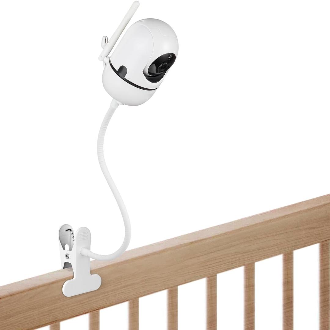Flexible Baby Monitor Mount Compatible with HelloBaby HB65/HB40/HB6550/HB6560/HB66/HB6339/HB6550 Pro, ANMEATE SM935E, Baby Camera Mount Without Tools or Wall Damage