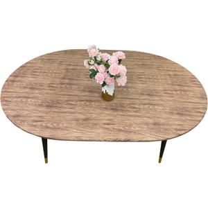 Pioggia Oval Vinyl Fitted Tablecloth with Flannel Backing Elastic Table Cloth Waterproof Oil-Proof Plastic Table Cover Best for Up to 42" x 60"