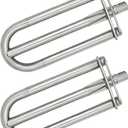 18.125" Grill Burners for Alfresco 30 42 56 LX2, AGBQ-30SZCD, AGBQ-42RFG, AGBQ-56BFG, ALX2-30CD, ALX2-42RFG, ALX2-56BFGC, BBQ Gas Grill Replacement Parts Pipe Tube, Stainless Steel