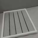 Stone Drying Mat for Kitchen Counter, Foldable Stone Dish Drying Mat, Nonslip Stone Drying Pad, Reusable Dish Drainer Mat, Diatomaceous Earth Mats for Home, 15.75"x11.81" (Gray)