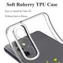 Unov Case for Galaxy A17 / A26 / F17 / M17, Crystal Clear Phone Case with [Anti-Slip Embossed Pattern], Shockproof Slim Protective [Anti-Yellowing TPU] Back Cover, Flower Garden