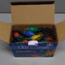 C9 Bulb Musical Christmas String Lights - 35 LED 23Ft Music Vintage Light with 25 Holiday Songs, 7 Modes, Volume Control - Christmas Tree Decor for Outside Home Dorm Wreath Decorations - Multicolor