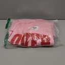 MAPICK Valentine Sweatshirts for Women Funny Letter Printed Chenille Patch Pullover Sweaters Long Sleeve Oversized Tops (X-Large, Light Pink a)