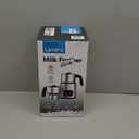 14-In-1 Electric Milk Frother and Steamer with Dual Detachable Cups (21 Oz & 13.5 Oz), IH Fast Heating Milk Warmer for Lattes/Cappuccinos/Hot Chocolate, Smart Memory, Dishwasher Safe