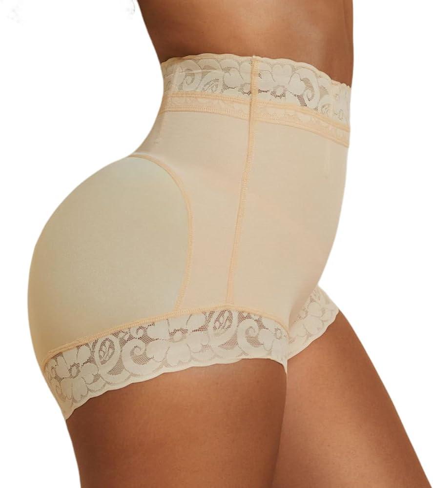 MOVWIN Tummy Control Shapewear Fajas Colombianas Moldeadoras Underwear Curvy Faja Shorts Butt Lifting Panties for Women (Medium, Beige)