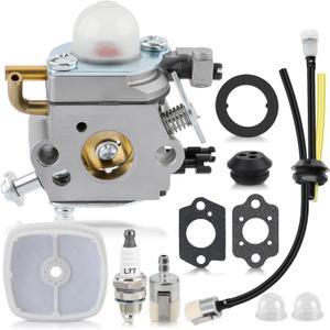 MOTOALL Carburetor with Fuel Line Kit Air Filter for C1U-K78 Echo PB200 PB-200 PB-201 PB201 ES-210 A021000941 A021000942 Power Blower