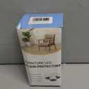 24 Pcs Chair Leg Floor Protectors for Hardwood Floors Silicone Covers to Protect Wood Tile Floors Felt Bottom Furniture Leg Caps Anti-Scratch Reduce Noise (Fit:1.3"-2")