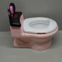 The First Years Disney Minnie Mouse Potty Training Toilet and Toddler Toilet Seat - Toilet Training Potty with Fun Flushing and Cheering Sounds,Pink