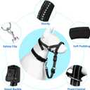 BARKLESS Soft Dog Head Collar, Patented Padded No Pull Head Halter, Training Nose Leash with Safety Link for Medium Large Dogs, Adjustable Muzzle Leash, Easy Control for Walking(Black, M)