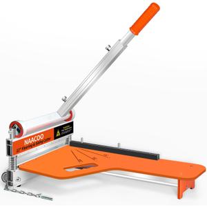 Laminate/Vinyl Floor Cutter, 13 Vinyl Plank Cutter with Wheel  Just 1 Step Meet Angle&Length Cutting, Flooring Tools - Cuts Laminate Floor, Engineer Wood, LVP/T, VCT, SPC, WPC
