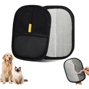 Pet Hair Remover Glove Tool for Dogs Cats - Electrostatic Gloves Furniture Car Seat Carpet Clothing Use