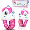 Unicorn Walkie Talkies for Kids, 2 Pack Camping Unicorn Outdoor Toys for Girls Age 3-12 Year Old, 3 Channel Toy Birthday Gifts Easter Halloween Christmas Stocking Stuffers