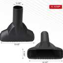 Shop-Vac 3-PC Nozzle Kit, 1-1/4 Inch Diameter for Wet/Dry Use, Includes Gulper, Crevice and Floor Tool